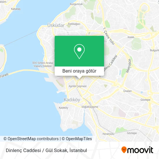 Dinlenç Caddesi / Gül Sokak harita