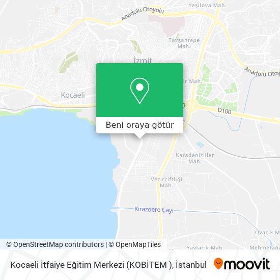 Kocaeli İtfaiye Eğitim Merkezi (KOBİTEM ) harita