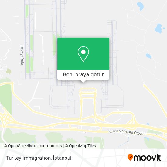 Turkey Immigration harita