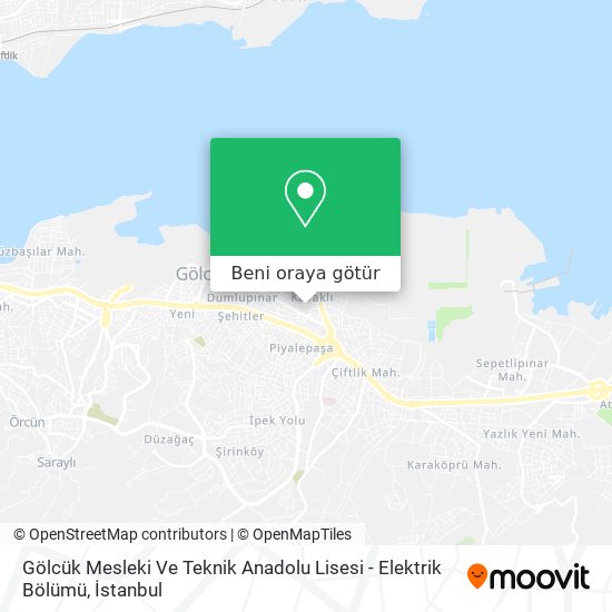 Gölcük Mesleki Ve Teknik Anadolu Lisesi - Elektrik Bölümü harita