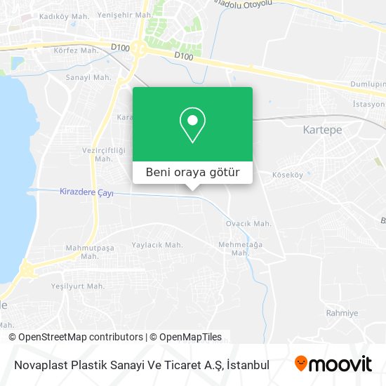Novaplast Plastik Sanayi Ve Ticaret A.Ş harita