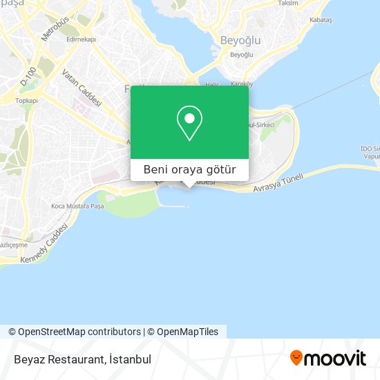 Beyaz Restaurant harita