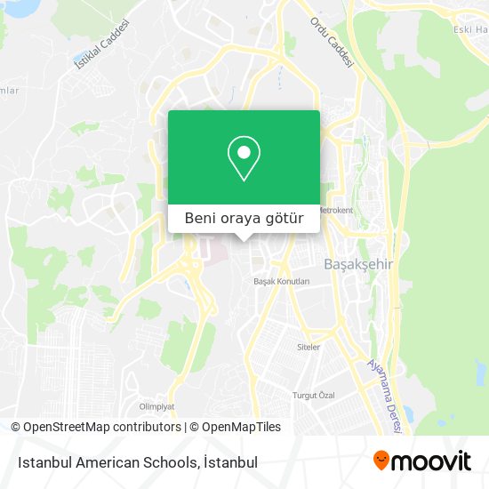 Istanbul American Schools harita