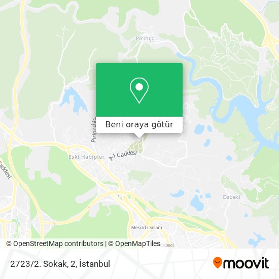 2723/2. Sokak, 2 harita