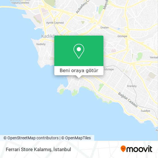 Ferrari Store Kalamış harita