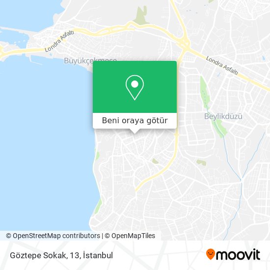 Göztepe Sokak, 13 harita