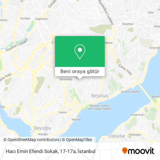 Hacı Emin Efendi Sokak, 17-17a harita