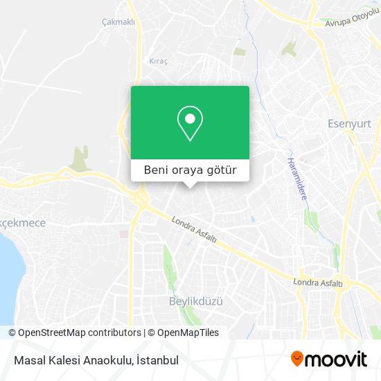 Masal Kalesi Anaokulu harita