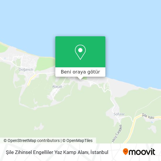 Şile Zihinsel Engelliler Yaz Kamp Alanı harita