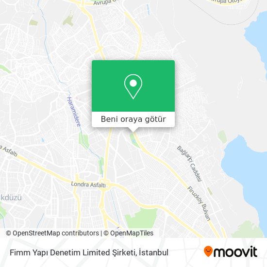 Fimm Yapı Denetim Limited Şirketi harita