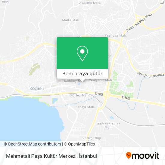 Mehmetali Paşa Kültür Merkezi harita