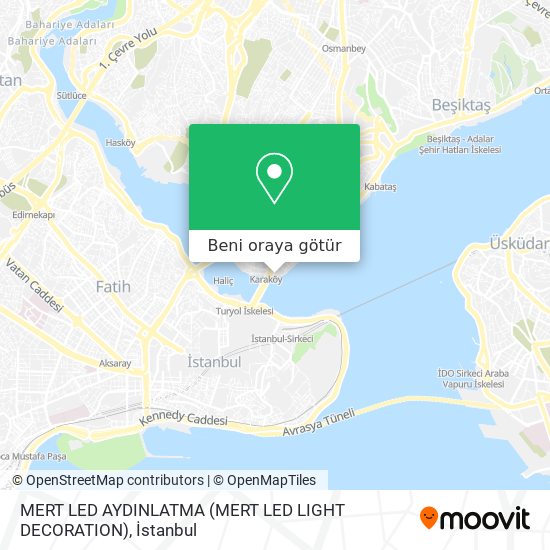 MERT LED AYDINLATMA (MERT LED LIGHT DECORATION) harita