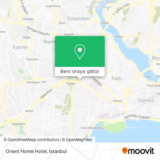 Orient Home Hotel harita