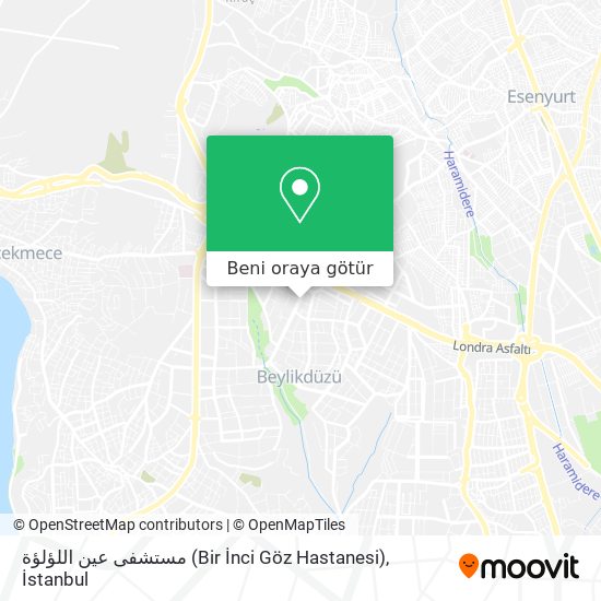 مستشفى عين اللؤلؤة (Bir İnci Göz Hastanesi) harita
