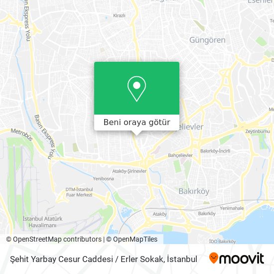 Şehit Yarbay Cesur Caddesi / Erler Sokak harita