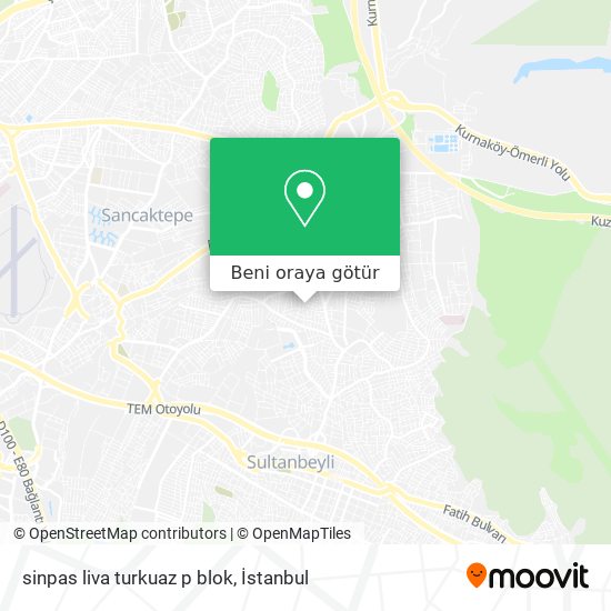 sinpas liva turkuaz p blok harita