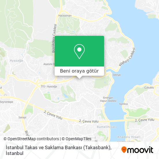 İstanbul Takas ve Saklama Bankası (Takasbank) harita