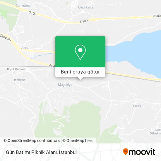 Gün Batımı Piknik Alanı harita