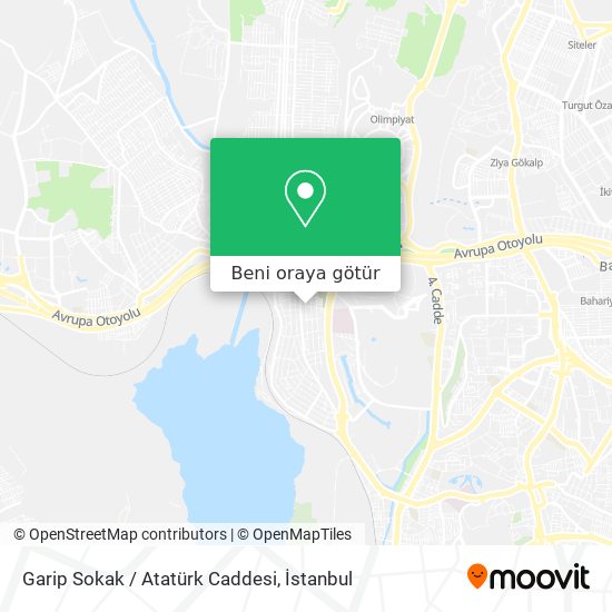 Garip Sokak / Atatürk Caddesi harita