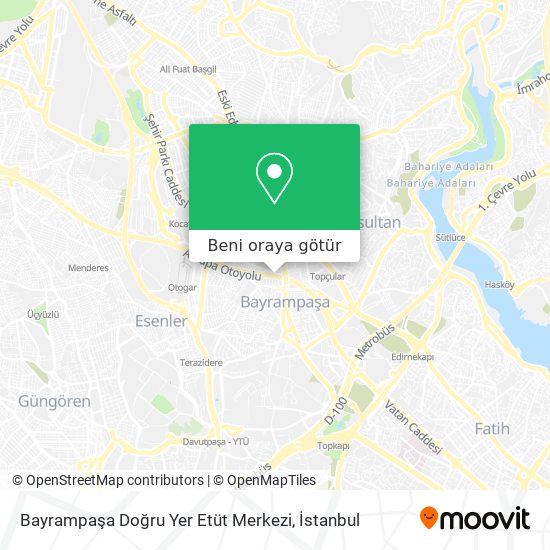 Bayrampaşa Doğru Yer Etüt Merkezi harita