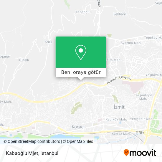 Kabaoğlu Mjet harita