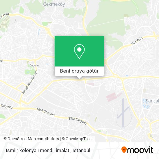 İsmiir kolonyalı mendil imalatı harita