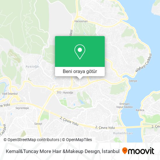 Kemal&Tuncay More Haır &Makeup Desıgn harita