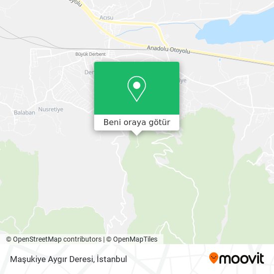Maşukiye Aygır Deresi harita