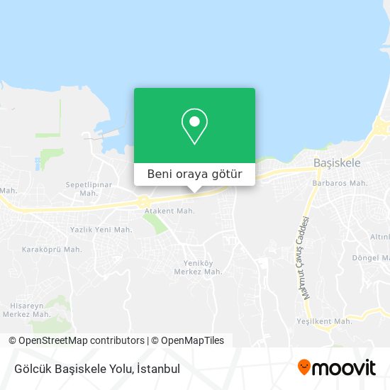 Gölcük Başiskele Yolu harita