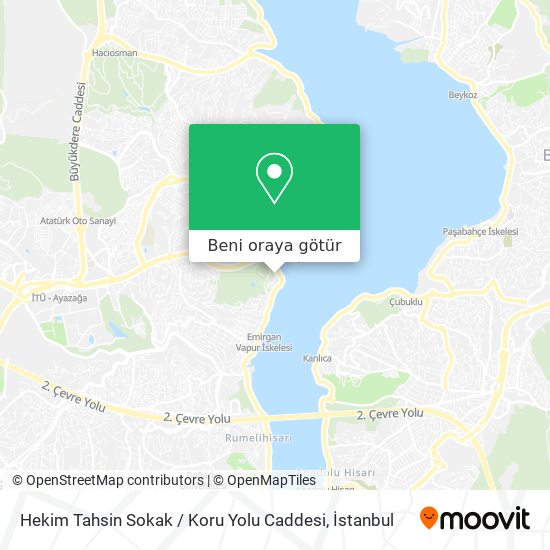 Hekim Tahsin Sokak / Koru Yolu Caddesi harita