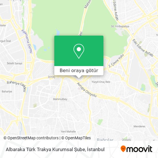 Albaraka Türk Trakya Kurumsal Şube harita