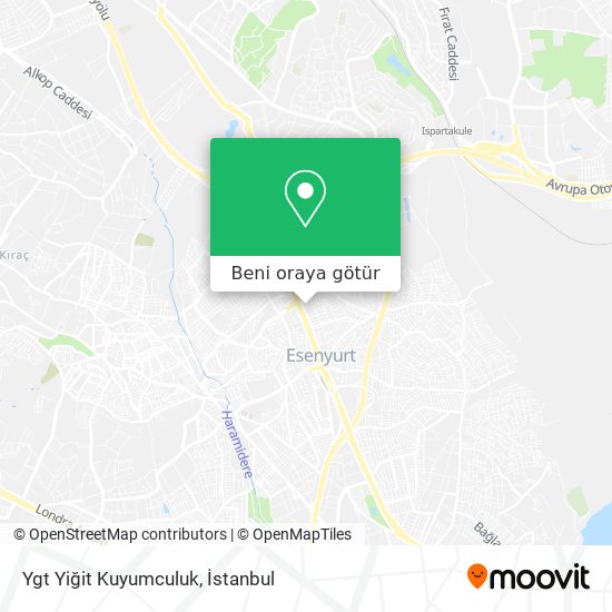 Ygt Yiğit Kuyumculuk harita