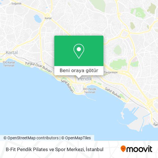 B-Fit Pendik Pilates ve Spor Merkezi harita