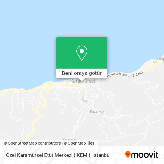 Özel Karamürsel Etüt Merkezi ( KEM ) harita