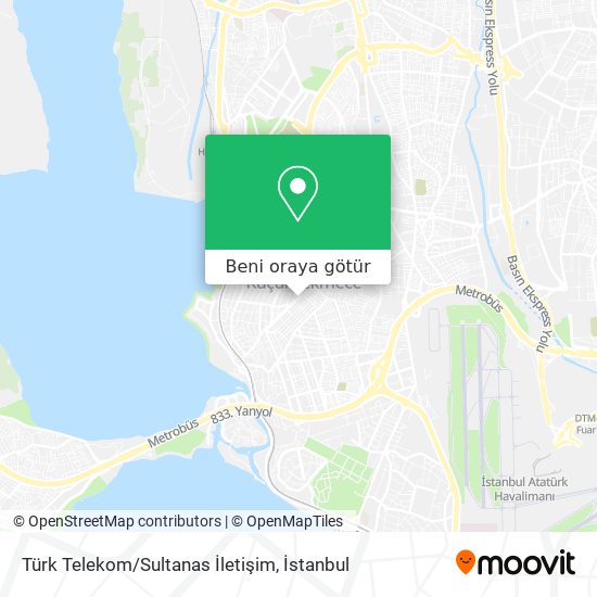 Türk Telekom/Sultanas İletişim harita