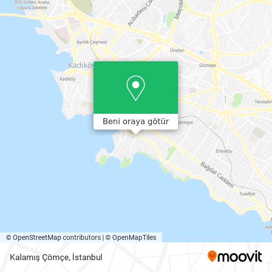 Kalamış Çömçe harita