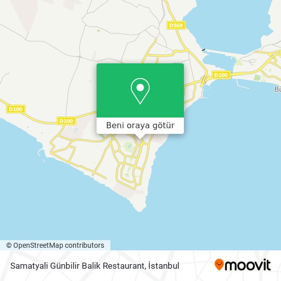 Samatyali Günbilir Balik Restaurant harita