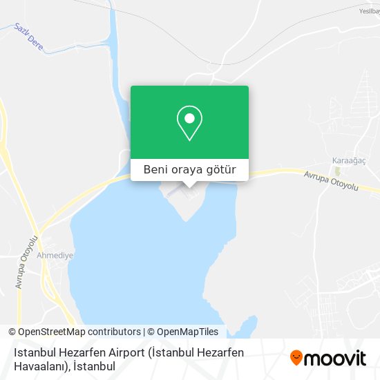 Istanbul Hezarfen Airport (İstanbul Hezarfen Havaalanı) harita