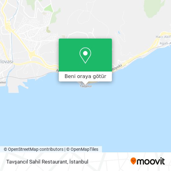 Tavşancıl Sahil Restaurant harita