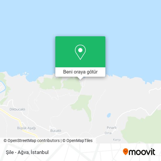 Şile - Ağva harita