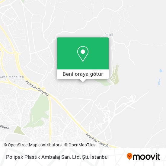 Polipak Plastik Ambalaj San. Ltd. Şti harita