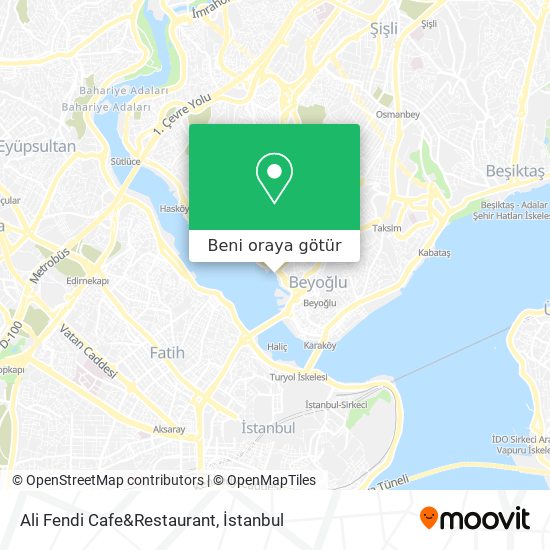 Ali Fendi Cafe&Restaurant harita