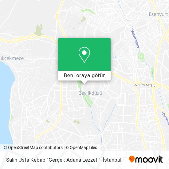 Salih Usta Kebap “Gerçek Adana Lezzeti” harita