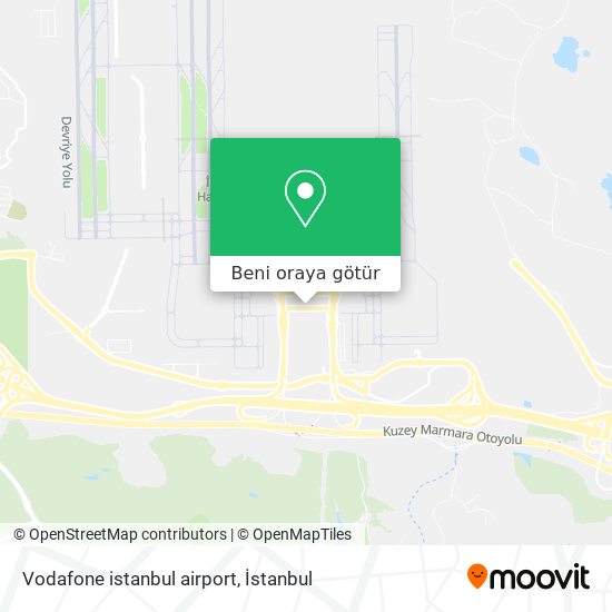 Vodafone istanbul airport harita