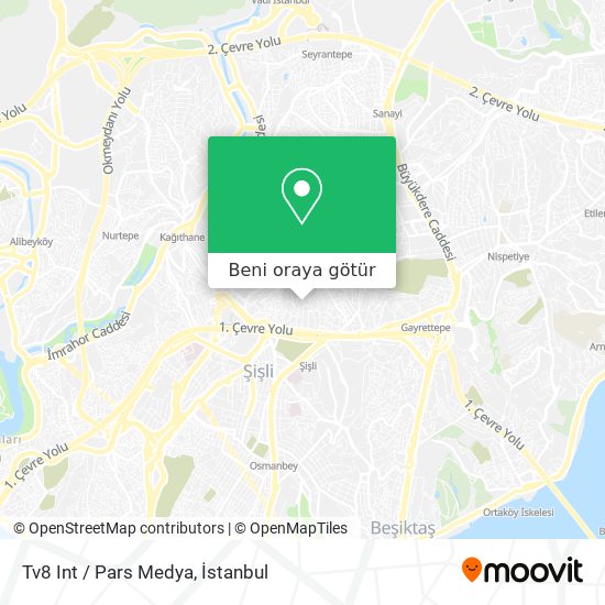 Tv8 Int / Pars Medya harita