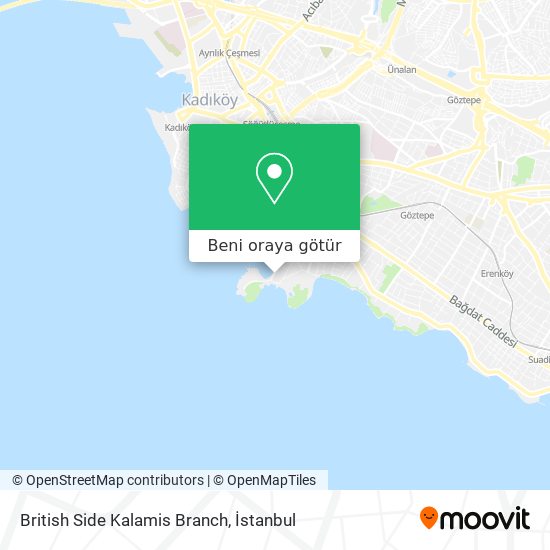 British Side Kalamis Branch harita