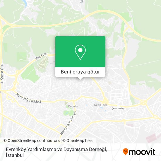 Evrenköy Yardımlaşma ve Dayanışma Derneği harita