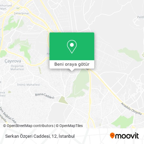 Serkan Özçeri Caddesi, 12 harita