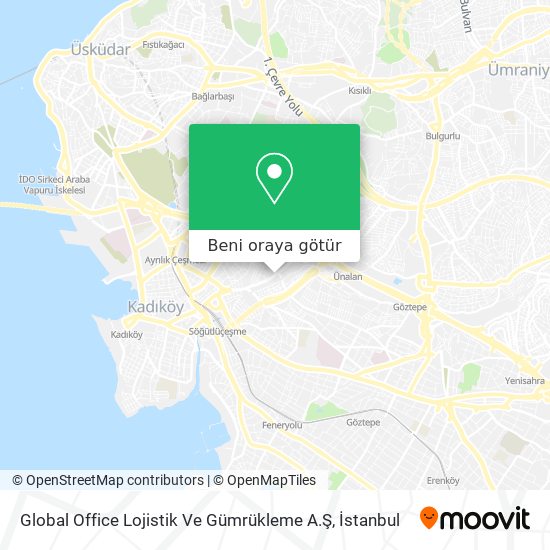 Global Office Lojistik Ve Gümrükleme A.Ş harita