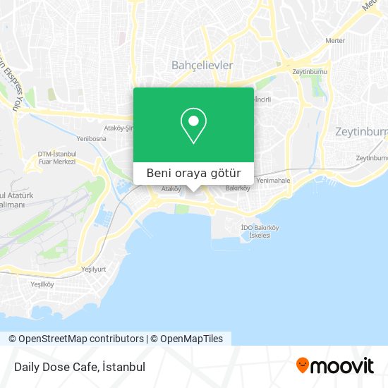 Daily Dose Cafe harita